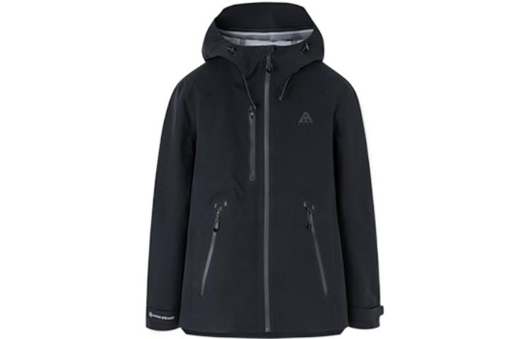Anta Waterproof Hard-Shell Hoodie Jacket Unisex - Basic Black 952317602-4