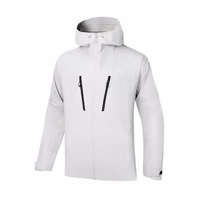Anta Waterproof Hooded Jacket Earth Shell 2 0 for Hiking, Urban & Travel 952437607-7