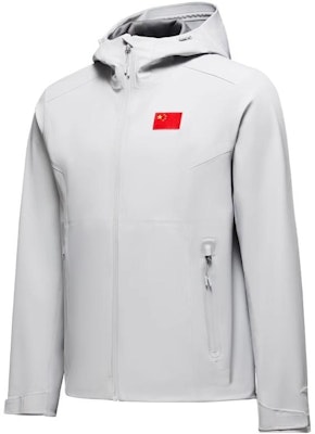 Anta Waterproof Windproof Breathable Quick-Dry Hoodie Jacket Light Gray Unisex. 452340109-1 Buy Anta Waterproof Windproof Breathable Quick-Dry Hoodie Jacket Light Gray Unisex. 452340109-1