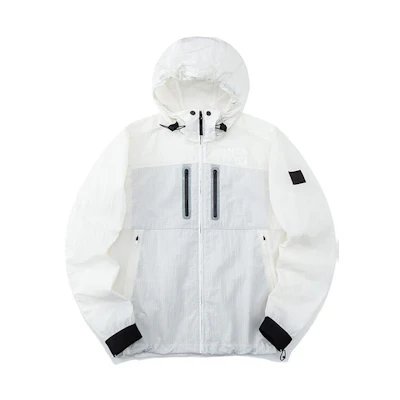 Anta White Woven Casual Sports Hooded Jacket 152220623-3