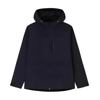 Anta Windproof Breathable Black Zip Hoodie Casual Sports Jacket 152437634U-6