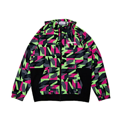 Anta Windproof Knit Hoodie Jacket - Fluorescent Vermilion 152021601-4