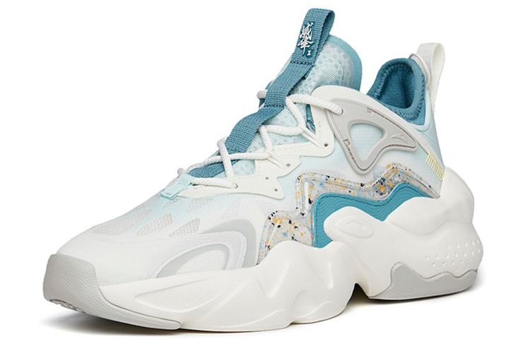 Order 安踏霸道威峰耐磨低帮運動休閒鞋 男款 白藍綠