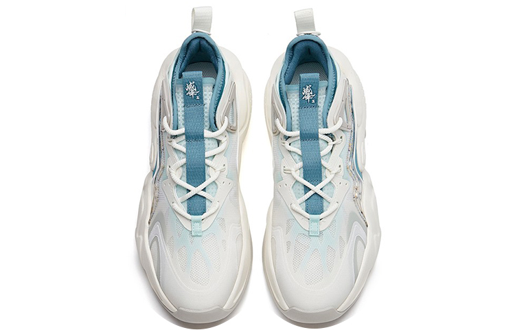 Lookbook 安踏霸道威峰耐磨低帮運動休閒鞋 男款 白藍綠