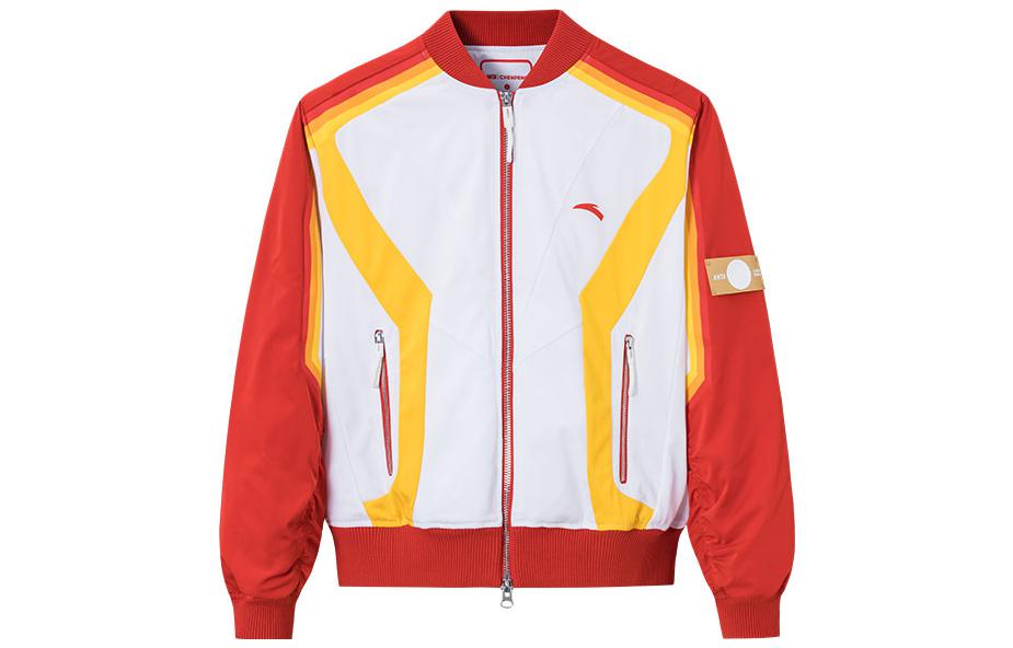 Buy 安踏x陈鹏 无领短款运动夹克 - 热能红 152418906-1