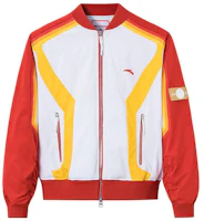 Anta x CHENPENG Logo Casual Collarless Short Sport Jacket - Heat Red 152418906-1 Anta x CHENPENG Logo Casual Collarless Short Sport Jacket - Heat Red 152418906-1