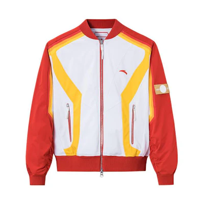 Anta CHENPENG Logo Casual Collarless Short Sport Jacket - Heat Red 152418906-1