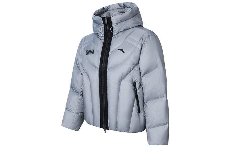 Anta CHENPENG Logo Hoodie Jacket Light Grey 152418907-6