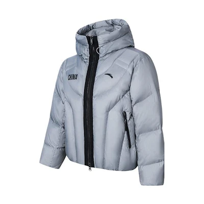 Anta CHENPENG Logo Hoodie Jacket Light Grey 152418907-6
