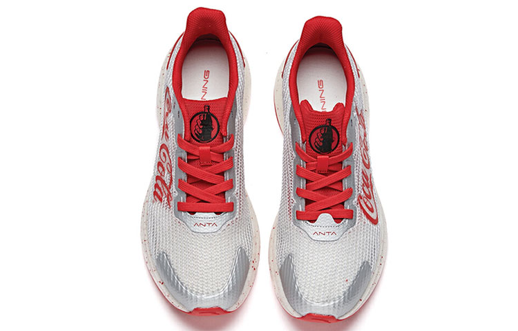 Shop Anta x Coca Cola Bubble ''Grigio Rosso'' Sneakers 112025520-13
