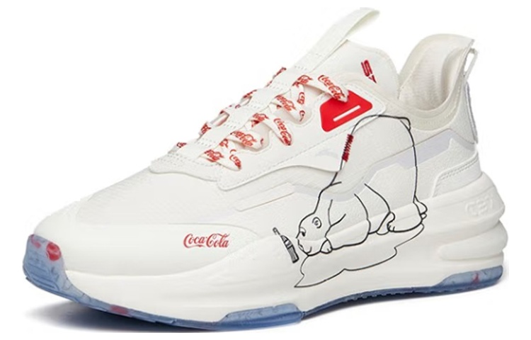 Lookbook 安踏 x 可口可乐 C37 '白红蓝' 912128081-8