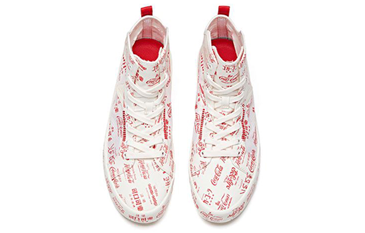 Shop Anta x Coca Cola Lona Alta 'Blanco Rojo' 112028656-8