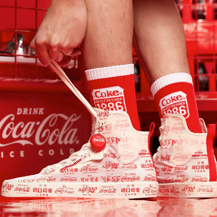 Sizing Anta x Coca Cola Lona Alta 'Blanco Rojo' 112028656-8