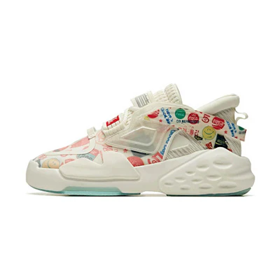 Anta Coca Cola Life Series Sneakers 'White Red Blue'