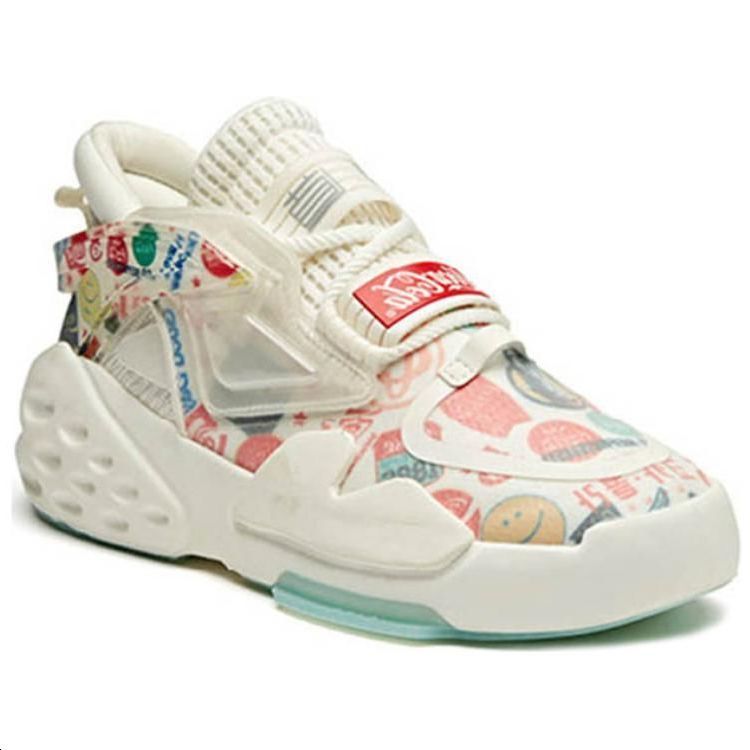 Anta Coca Cola Life Series Sneakers 'White Red Blue' 圖 4