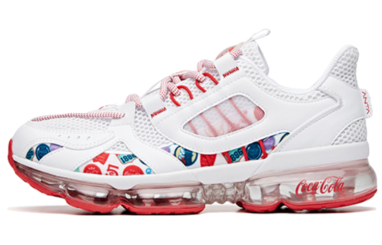 Anta x Coca Cola Low Top Running Shoes 'White Red' 912025504-9