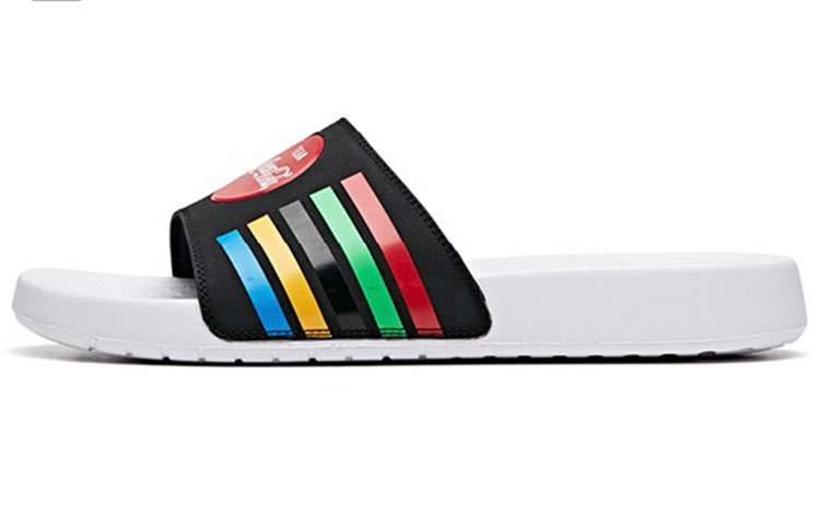 Anta x Coca Cola Outdoors Slides 'Black Multi-Color' 912036966-8