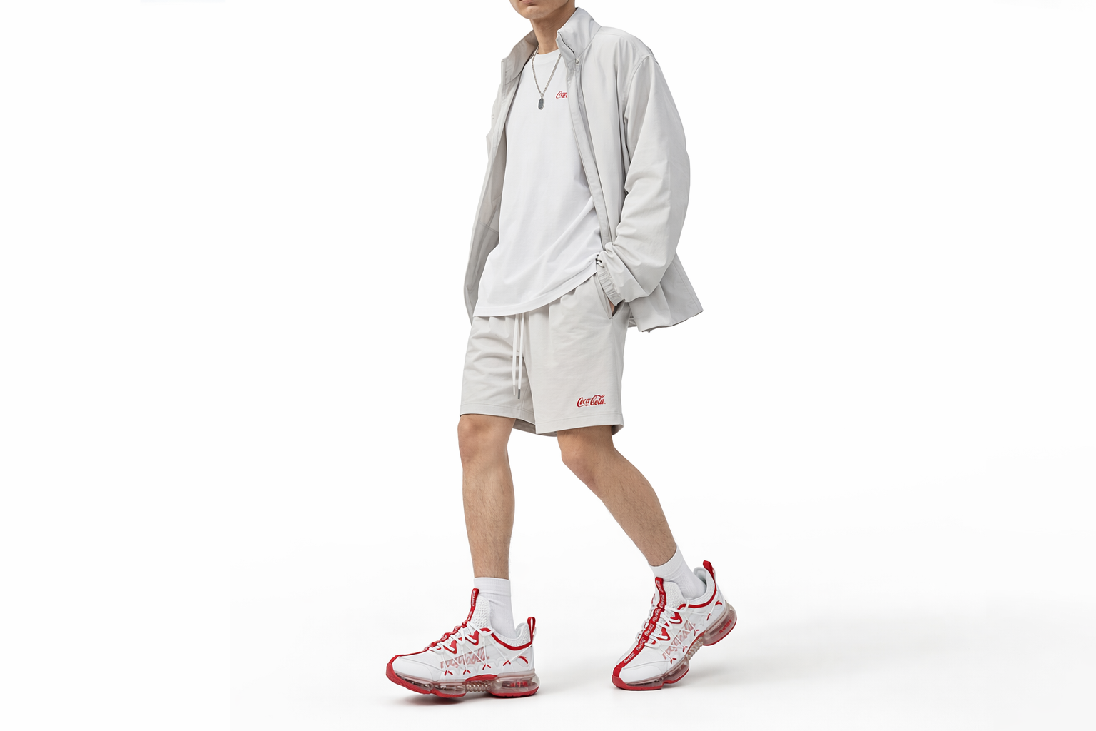 Order 安踏 x 可口可乐 跑鞋 '白红' 912025505-10