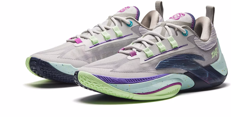 Anta x Donte DiVincenzo Instant ZAP 1 'Grey Purple Green' 912411110Q-6 Lookbook Anta x Donte DiVincenzo Instant ZAP 1 'Grey Purple Green' 912411110Q-6