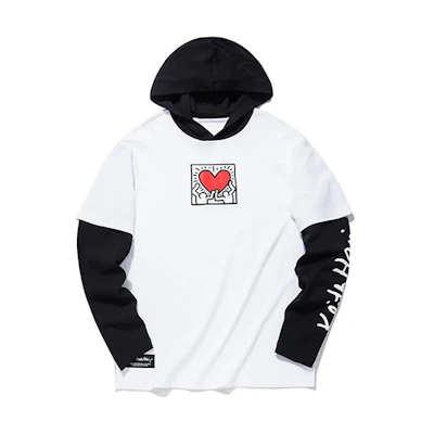 Anta KH Logo Print Pullover Hoodie White Casual Series Collaboration 152138723-1