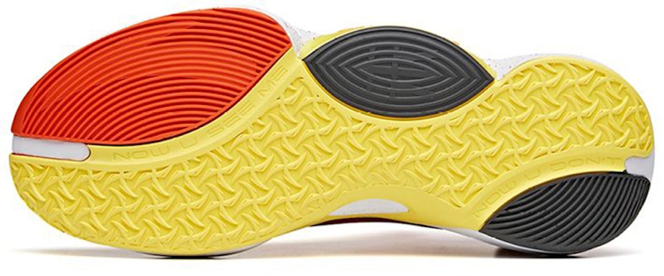 Anta x Naruto Basketball Series Yellow Orange White Patchwork 'Uzumaki Naruto 2021' 12121615S-1 Details for Anta x Naruto Basketball Series Yellow Orange White Patchwork 'Uzumaki Naruto 2021' 12121615S-1