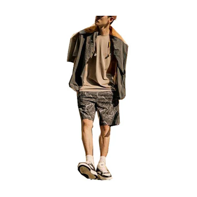 Anta Robert Geller Collab Colorblock Woven Sports Jacket - 152337620
