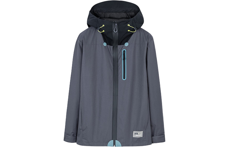 Anta Robert Geller Collab Training Hoodie Jacket Men’s - Slate Gray 152317640-2