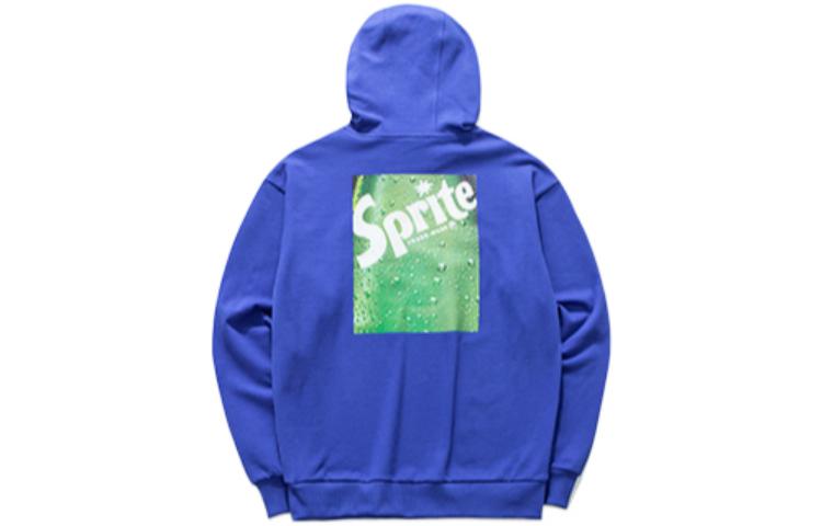 Anta Sprite Collaboration Pullover Sweatshirt Men’s Blue with Logo Print Design 952039747-2