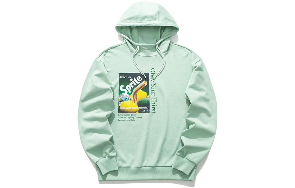 Anta Sprite Hoodie Green Pullover with Logo Print - Lifestyle Series 952039747-3