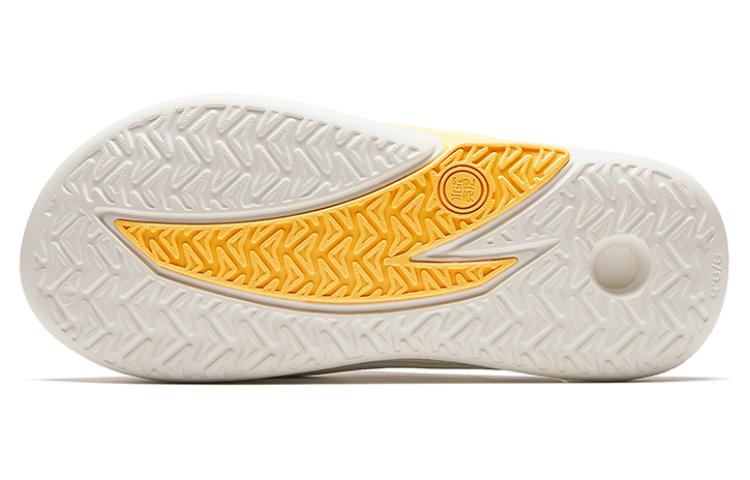 Purchase 安踏 x WASSUP 氮气拖鞋 '白黄紫' 912411801-3