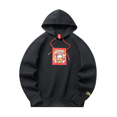 Anta Wo Wang Breathable Casual Sweatshirt Unisex Couple Style - Black 152218718-7