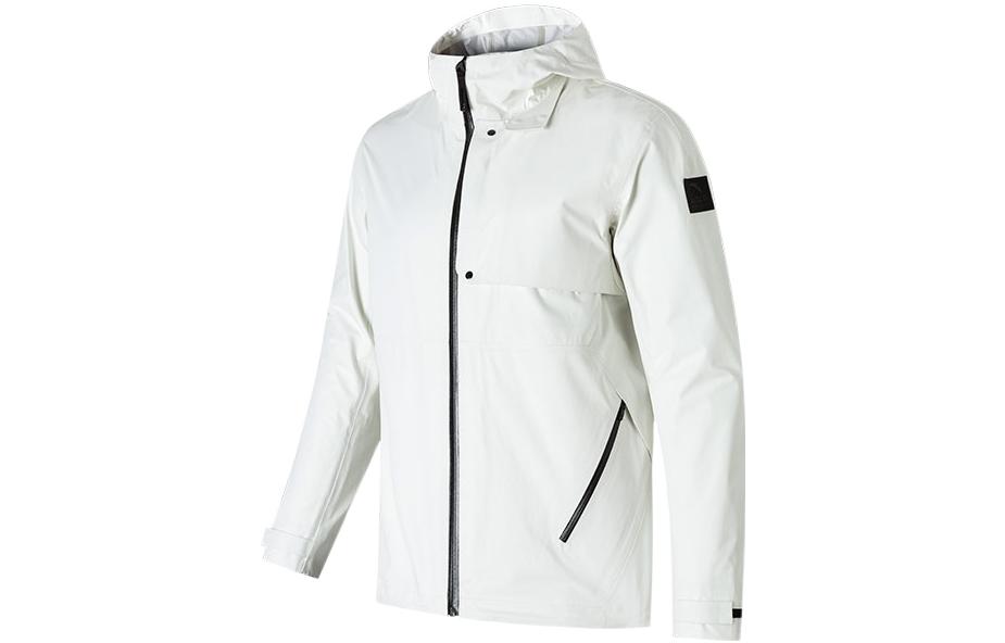 Anta Xiaoye Jiaze White Hooded Training Woven Jacket Casual Series 152217649-3