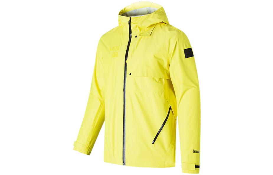 Anta Yellow Hooded Woven Training Jacket Casual Sportswear 152217649-2