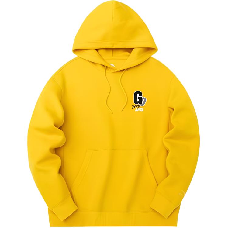 Anta Yellow Sweatshirt - Geometric Print & Letter Design Casual Series 152318704-3