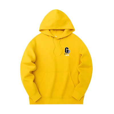 Anta Yellow Sweatshirt - Geometric Print & Letter Design Casual Series 152318704-3