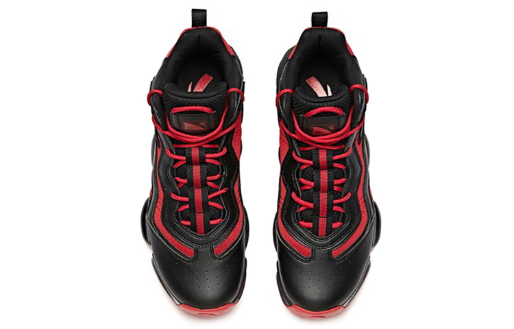 Shop Anta Yu Kong 2 High ''Nero Rosso'' 91941182-3