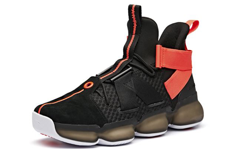 Lookbook Anta YuKong High Top 'Hitam Merah Putih' 91911190-7