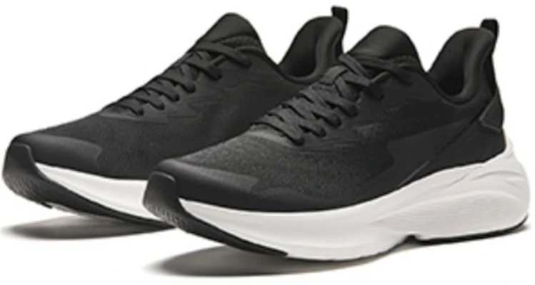 Anta安踏 雲蹤 圓頭繫帶簡約 減震耐磨 低筒 跑步鞋 男款 黑色 Order Anta安踏 雲蹤 圓頭繫帶簡約 減震耐磨 低筒 跑步鞋 男款 黑色