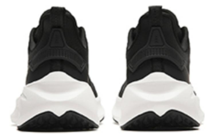 Shop Anta安踏 雲蹤 圓頭繫帶簡約 減震耐磨 低筒 跑步鞋 男款 黑色