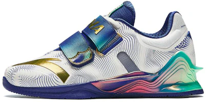 Anta Zhenyue National Team Color Low-Top White Blue Weightlifting Shoes 412440101-6 Anta Zhenyue National Team Color Low-Top White Blue Weightlifting Shoes 412440101-6