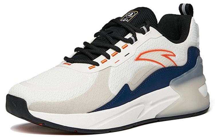 Lookbook Anta安踏 追雲 耐磨透氣 低幫 運動休閒鞋 男款 白黑藍