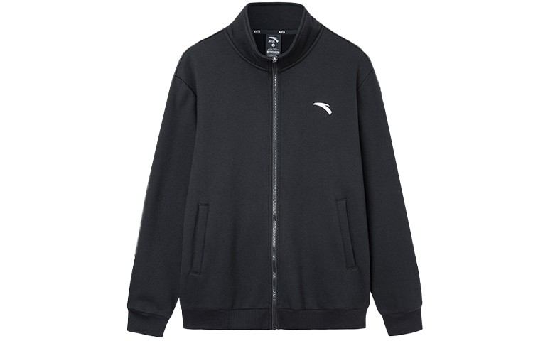Anta Zip-Up Fleece Jacket Black 952148757-3