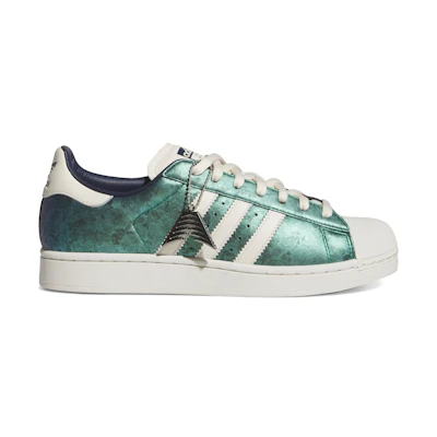 Anthony Edwards adidas Superstar II Green Silver