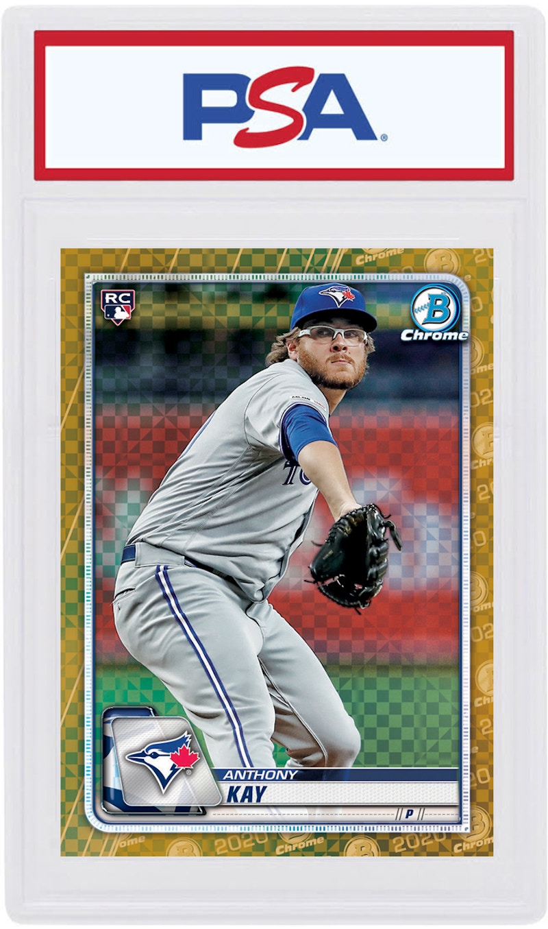 Buy 安东尼·凯2020 Bowman Chrome X 新秀金X-裂缝/3 #16