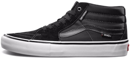 Anti Hero x Vans Sk8-Mid Pro 'Black' VN0A347UVGD Anti Hero x Vans Sk8-Mid Pro 'Black' VN0A347UVGD