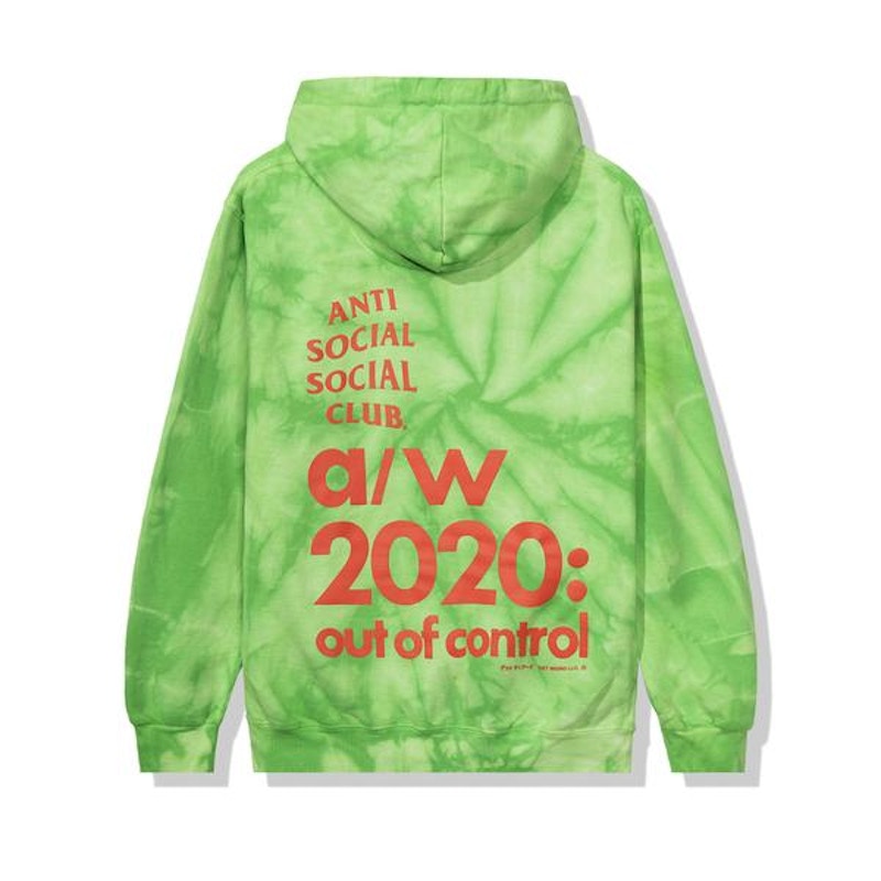 Buy アンチソーシャル パーカー'20 タイダイ緑
