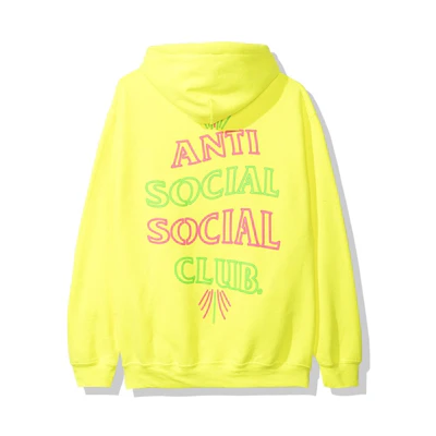 Anti Social Social Club 777 Hoodie (FW19) Neon Green