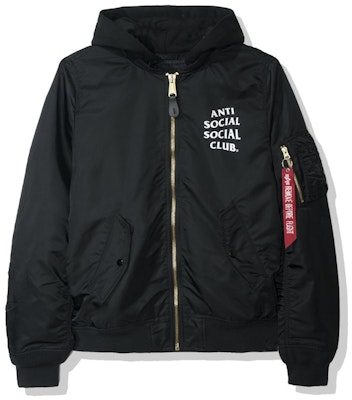Anti Social Social Club Angela MA1 Jacket (FW19) Black Order Anti Social Social Club Angela MA1 Jacket (FW19) Black