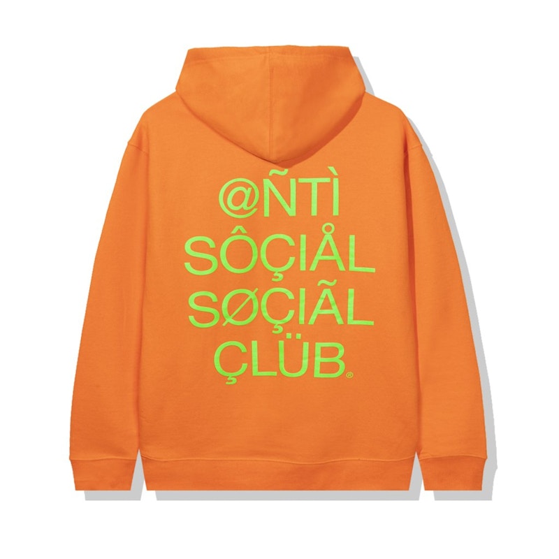 Anti Social Social Club Anti Social Social Club999 Hoodie Orange