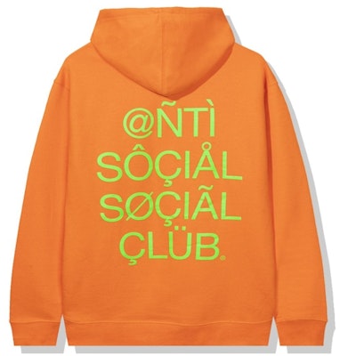 反社交社交俱樂部999連帽衫橙色 Buy 反社交社交俱樂部999連帽衫橙色